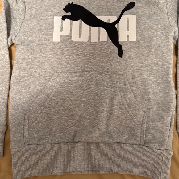 grey hoodie sweater brand puma for boy size 5-6years old - Picture 4 of 5